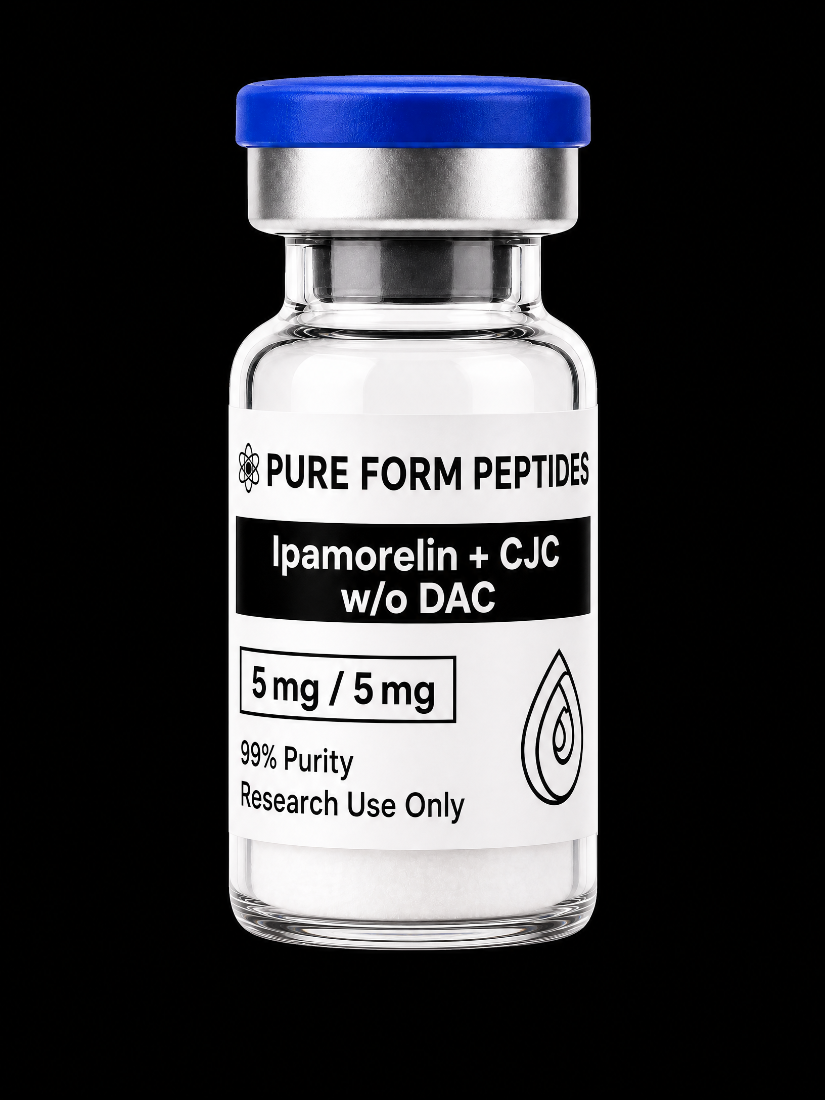 Pureform Peptides Ipamorelin + CJC w/o DAC laboratory reference material