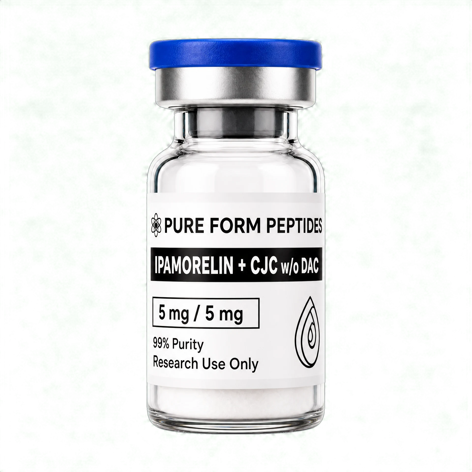 Pureform Peptides Ipamorelin + CJC w/o DAC laboratory reference material